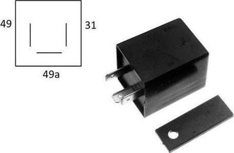 CSV electronic parts CRI4005 - Intermittenza di lampeggio autozon.pro