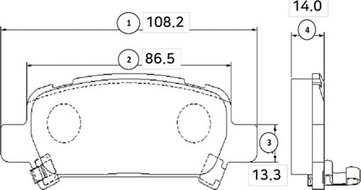 CTR GK0990 - Kit pastiglie freno, Freno a disco autozon.pro