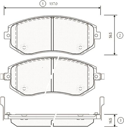 CTR GK0991 - Kit pastiglie freno, Freno a disco autozon.pro