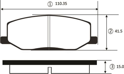 CTR GK0949 - Kit pastiglie freno, Freno a disco autozon.pro