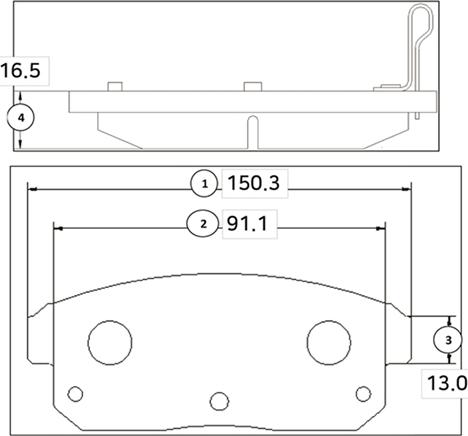 CTR GK0977 - Kit pastiglie freno, Freno a disco autozon.pro