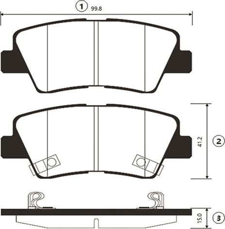 CTR GK0499 - Kit pastiglie freno, Freno a disco autozon.pro