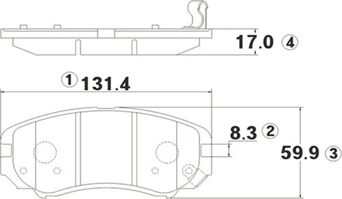 CTR GK0491 - Kit pastiglie freno, Freno a disco autozon.pro