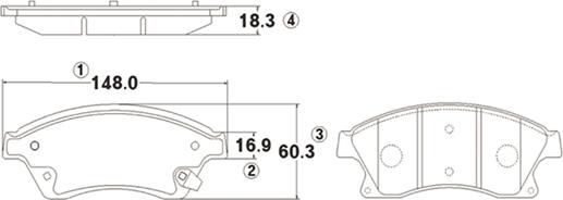 CTR GK0449 - Kit pastiglie freno, Freno a disco autozon.pro