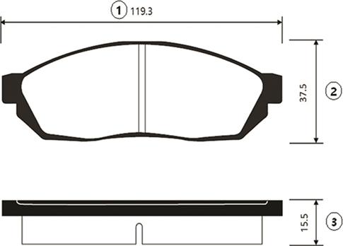 CTR GK0441 - Kit pastiglie freno, Freno a disco autozon.pro