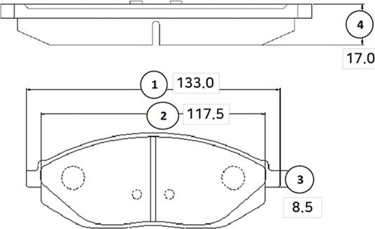 CTR GK0451 - Kit pastiglie freno, Freno a disco autozon.pro