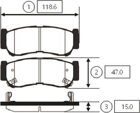 CTR GK0486 - Kit pastiglie freno, Freno a disco autozon.pro