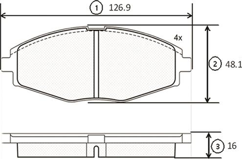 CTR GK0430 - Kit pastiglie freno, Freno a disco autozon.pro