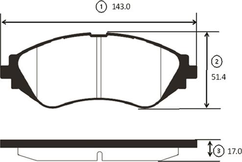 CTR GK0433 - Kit pastiglie freno, Freno a disco autozon.pro