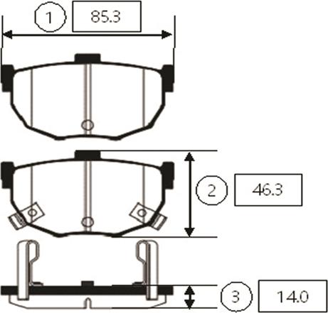 CTR GK0475 - Kit pastiglie freno, Freno a disco autozon.pro