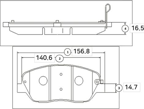 CTR GK0549 - Kit pastiglie freno, Freno a disco autozon.pro