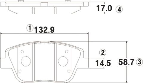 CTR GK0552 - Kit pastiglie freno, Freno a disco autozon.pro