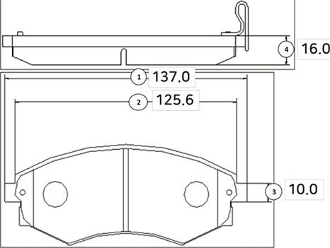 CTR GK0557 - Kit pastiglie freno, Freno a disco autozon.pro