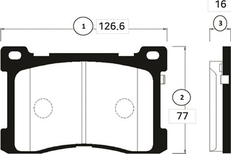 CTR GK0505 - Kit pastiglie freno, Freno a disco autozon.pro