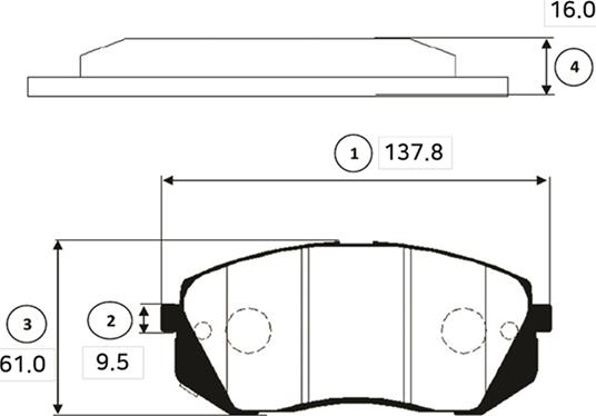 CTR GK0501 - Kit pastiglie freno, Freno a disco autozon.pro