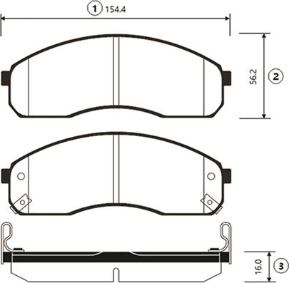 CTR GK0519 - Kit pastiglie freno, Freno a disco autozon.pro