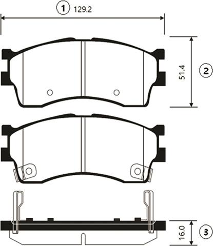 CTR GK0515 - Kit pastiglie freno, Freno a disco autozon.pro