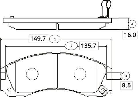 CTR GK0582 - Kit pastiglie freno, Freno a disco autozon.pro