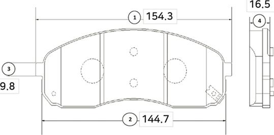 CTR GK0539 - Kit pastiglie freno, Freno a disco autozon.pro