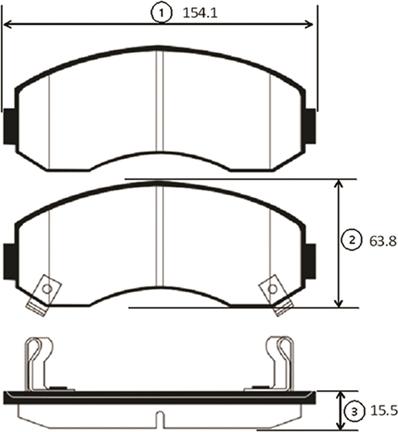 CTR GK0521 - Kit pastiglie freno, Freno a disco autozon.pro