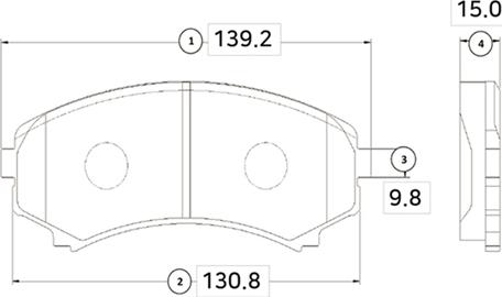 CTR GK0577 - Kit pastiglie freno, Freno a disco autozon.pro