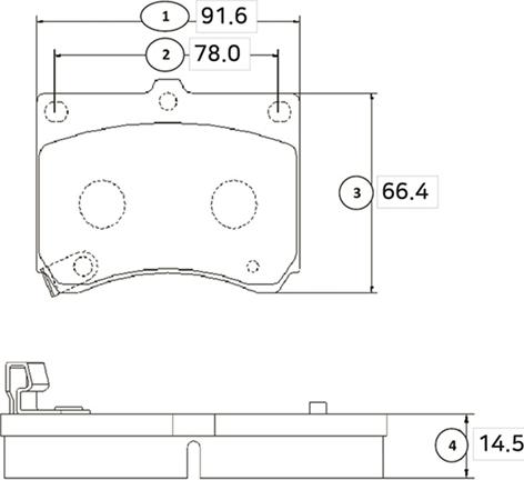 CTR GK0648 - Kit pastiglie freno, Freno a disco autozon.pro