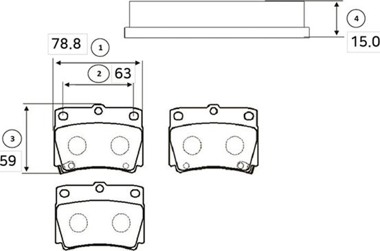 CTR GK0602 - Kit pastiglie freno, Freno a disco autozon.pro