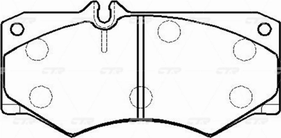 CTR GK0044 - Kit pastiglie freno, Freno a disco autozon.pro