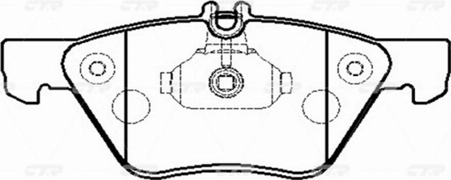 CTR GK0059 - Kit pastiglie freno, Freno a disco autozon.pro