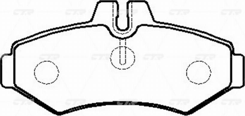 CTR GK0057 - Kit pastiglie freno, Freno a disco autozon.pro