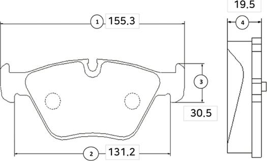 CTR GK0004 - Kit pastiglie freno, Freno a disco autozon.pro