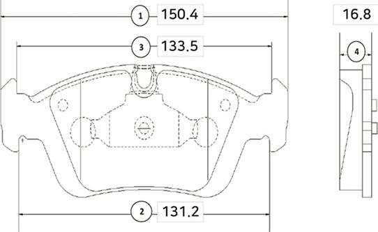 CTR GK0001 - Kit pastiglie freno, Freno a disco autozon.pro