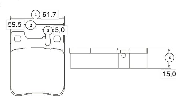 CTR GK0031 - Kit pastiglie freno, Freno a disco autozon.pro