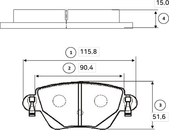 CTR GK0191 - Kit pastiglie freno, Freno a disco autozon.pro