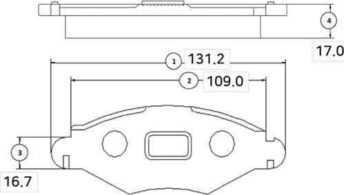 CTR GK0858 - Kit pastiglie freno, Freno a disco autozon.pro