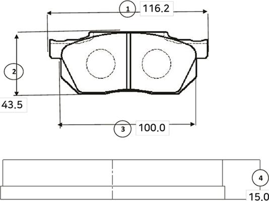 CTR GK0367 - Kit pastiglie freno, Freno a disco autozon.pro