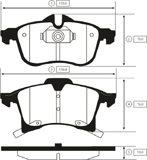 CTR GK0302 - Kit pastiglie freno, Freno a disco autozon.pro