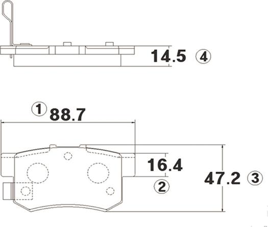 CTR GK0325 - Kit pastiglie freno, Freno a disco autozon.pro