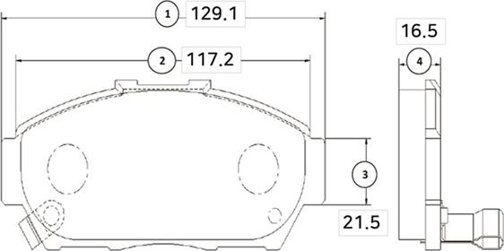 CTR GK0328 - Kit pastiglie freno, Freno a disco autozon.pro