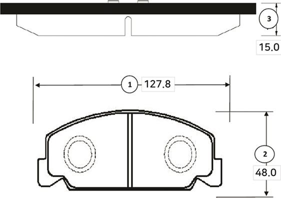 CTR GK0322 - Kit pastiglie freno, Freno a disco autozon.pro