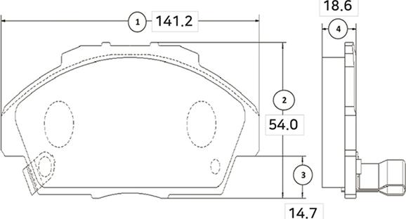 CTR GK0327 - Kit pastiglie freno, Freno a disco autozon.pro