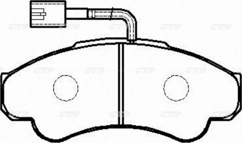 CTR GK0235 - Kit pastiglie freno, Freno a disco autozon.pro