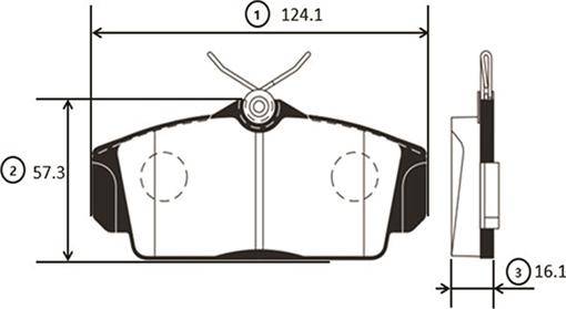 CTR GK0769 - Kit pastiglie freno, Freno a disco autozon.pro