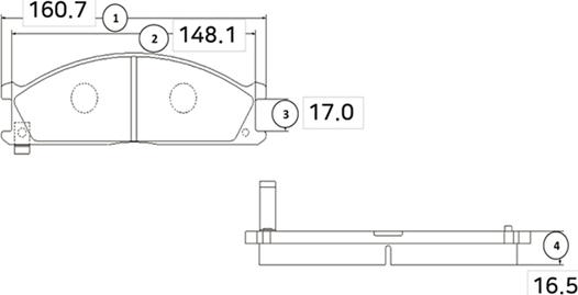 CTR GK0718 - Kit pastiglie freno, Freno a disco autozon.pro