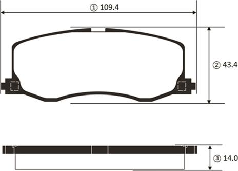 CTR GK1455 - Kit pastiglie freno, Freno a disco autozon.pro