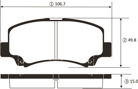 CTR GK1456 - Kit pastiglie freno, Freno a disco autozon.pro