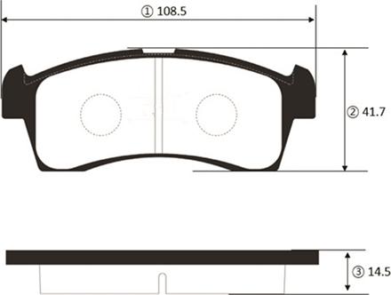 CTR GK1451 - Kit pastiglie freno, Freno a disco autozon.pro