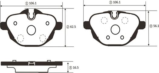 CTR GK1436 - Kit pastiglie freno, Freno a disco autozon.pro