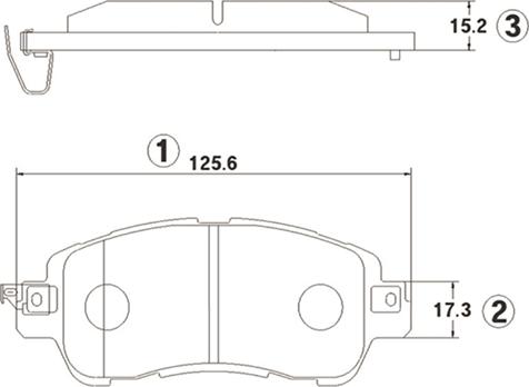 CTR GK1433 - Kit pastiglie freno, Freno a disco autozon.pro