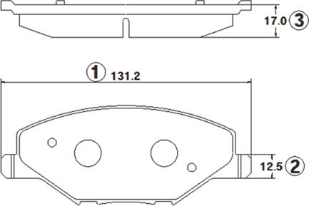 CTR GK1428 - Kit pastiglie freno, Freno a disco autozon.pro